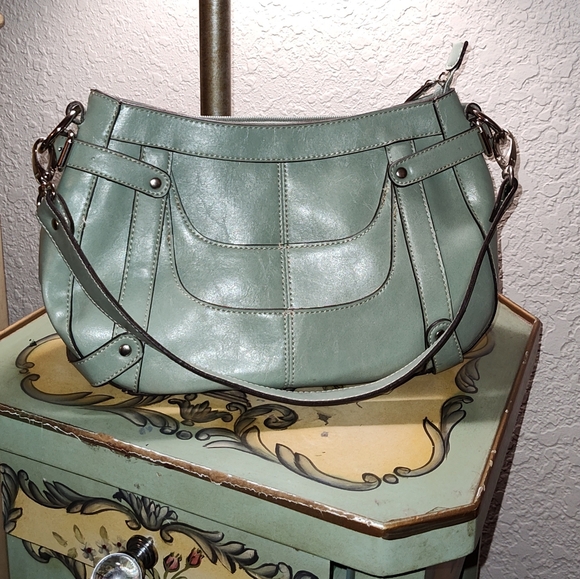Super Sweet Minty Blue Purse NWOT